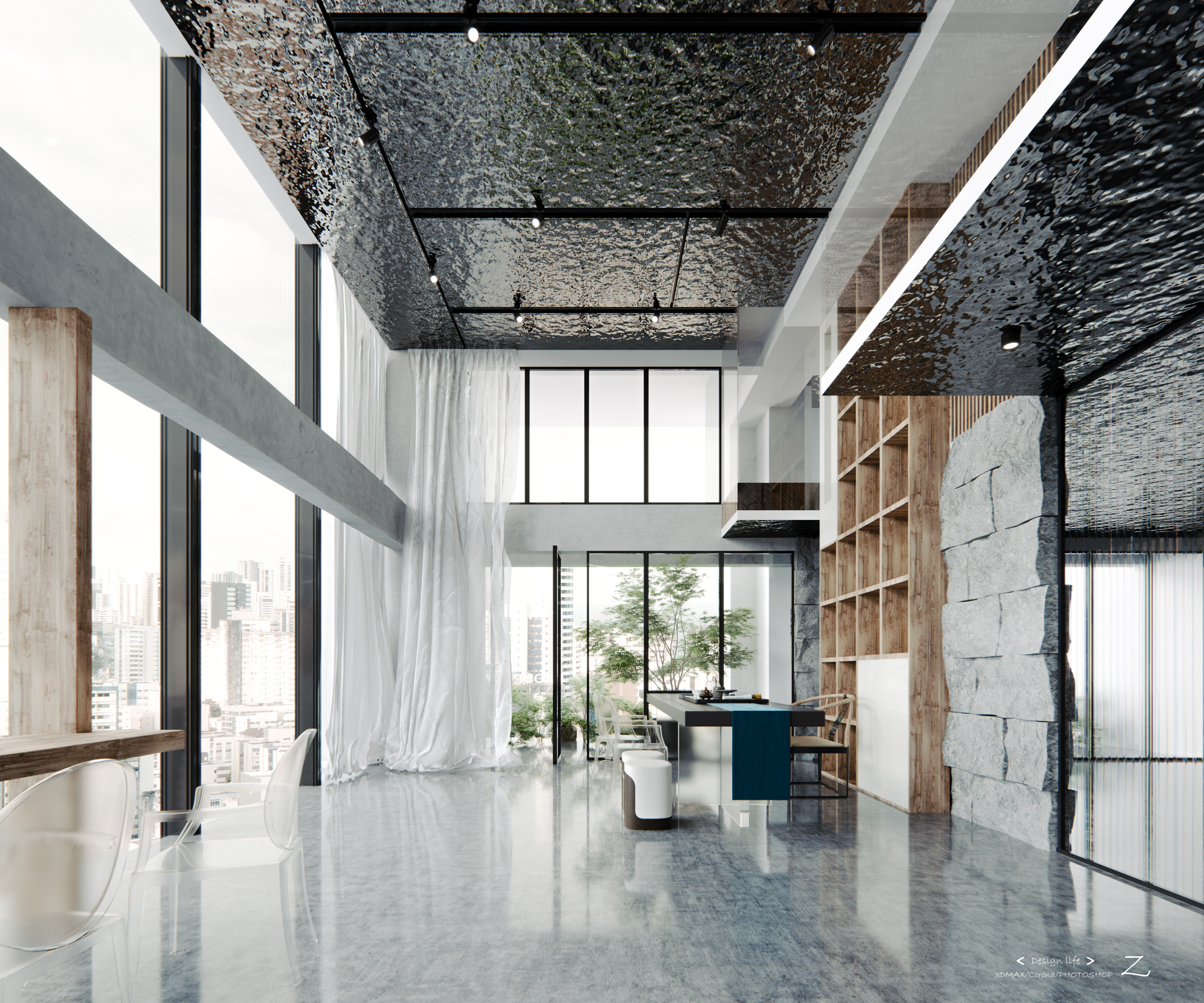 夏日清凉·3DMAX 打造的空间魔法-1