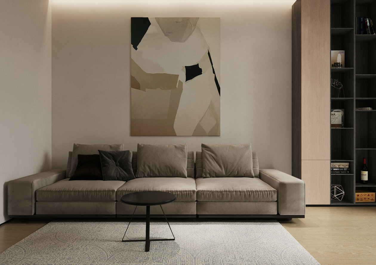 高级灰色系公寓设计-13