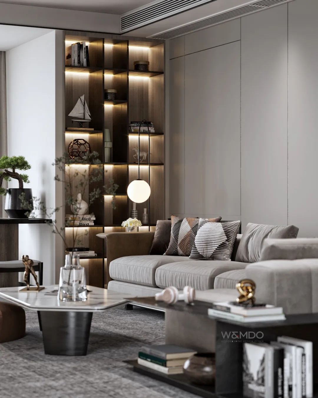 现代意式简约家居，祝潇刚的温馨之作-9