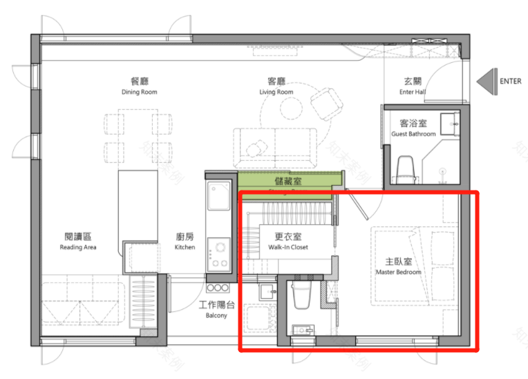 66㎡小户型住出大平层感,一直单身一直爽!-118