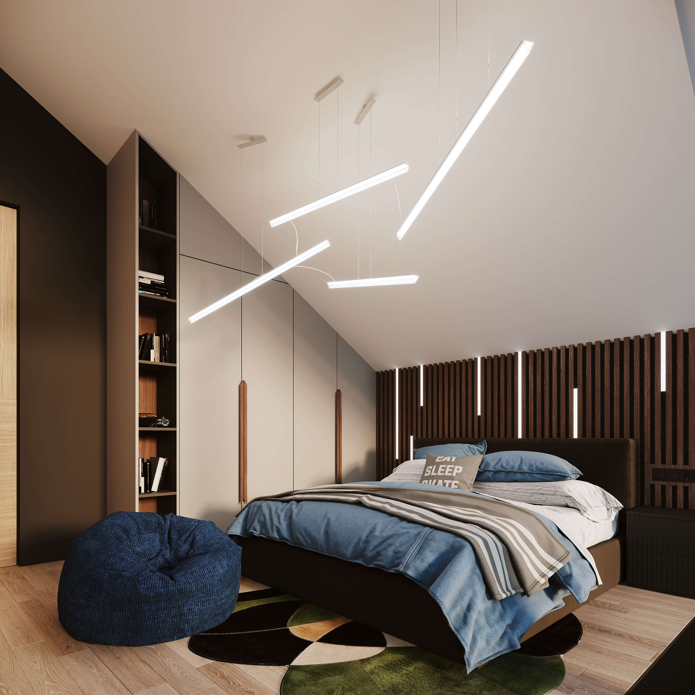 充满舒适和温暖的房子。                     -19