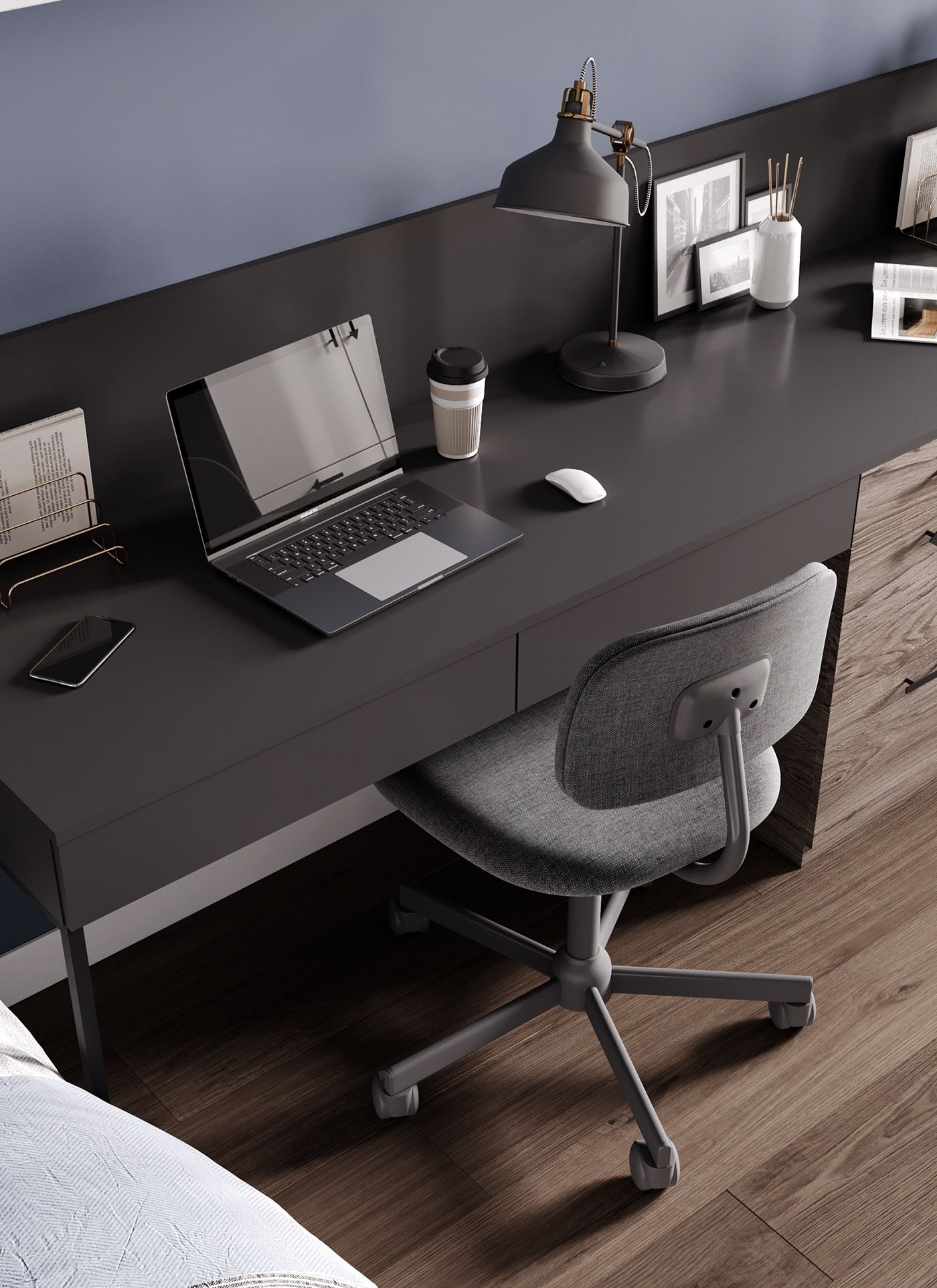 原木与高级灰 享受空间带来的欢畅-26