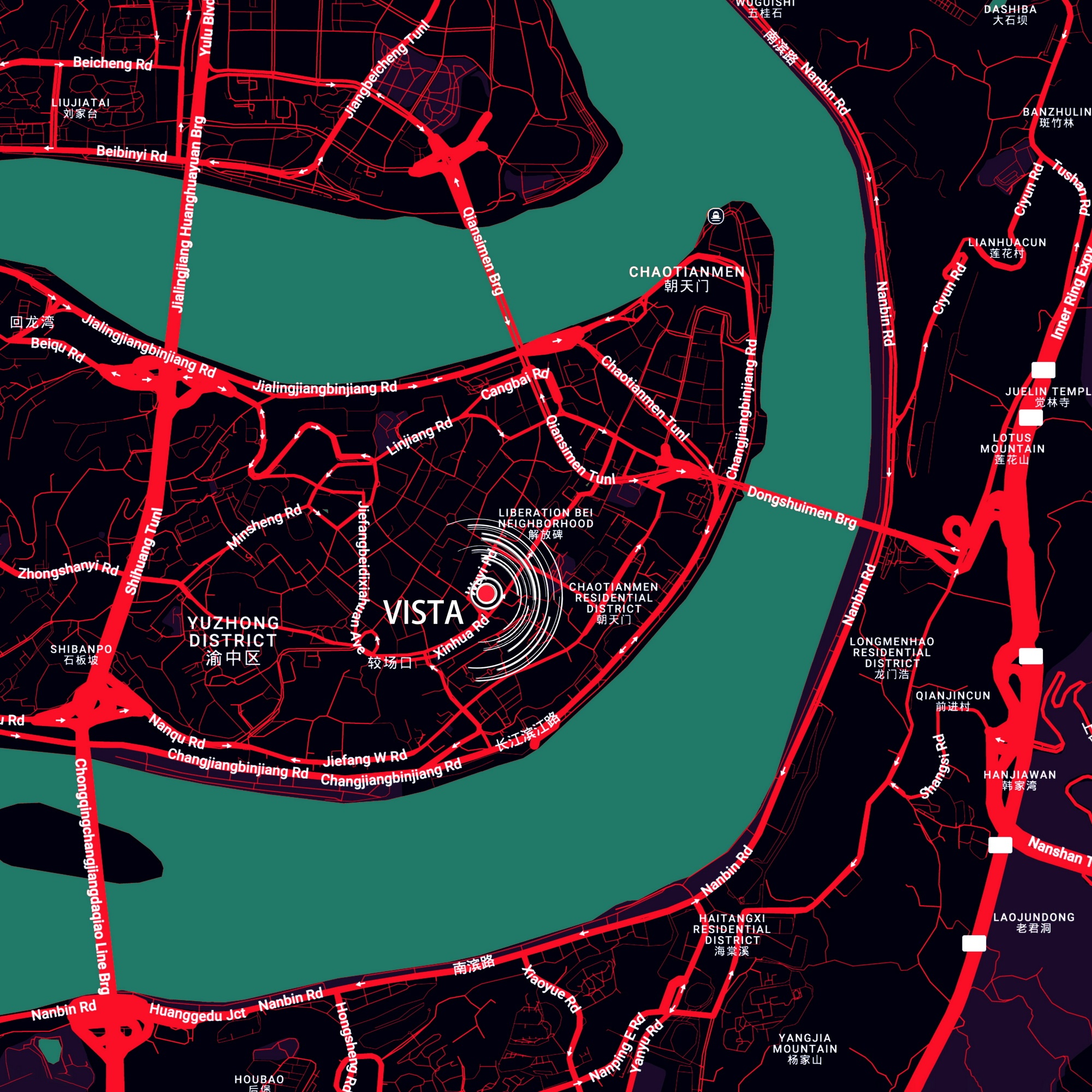 VISTA hotel  (解放碑旗舰店)丨中国重庆丨BDD布道设计-7