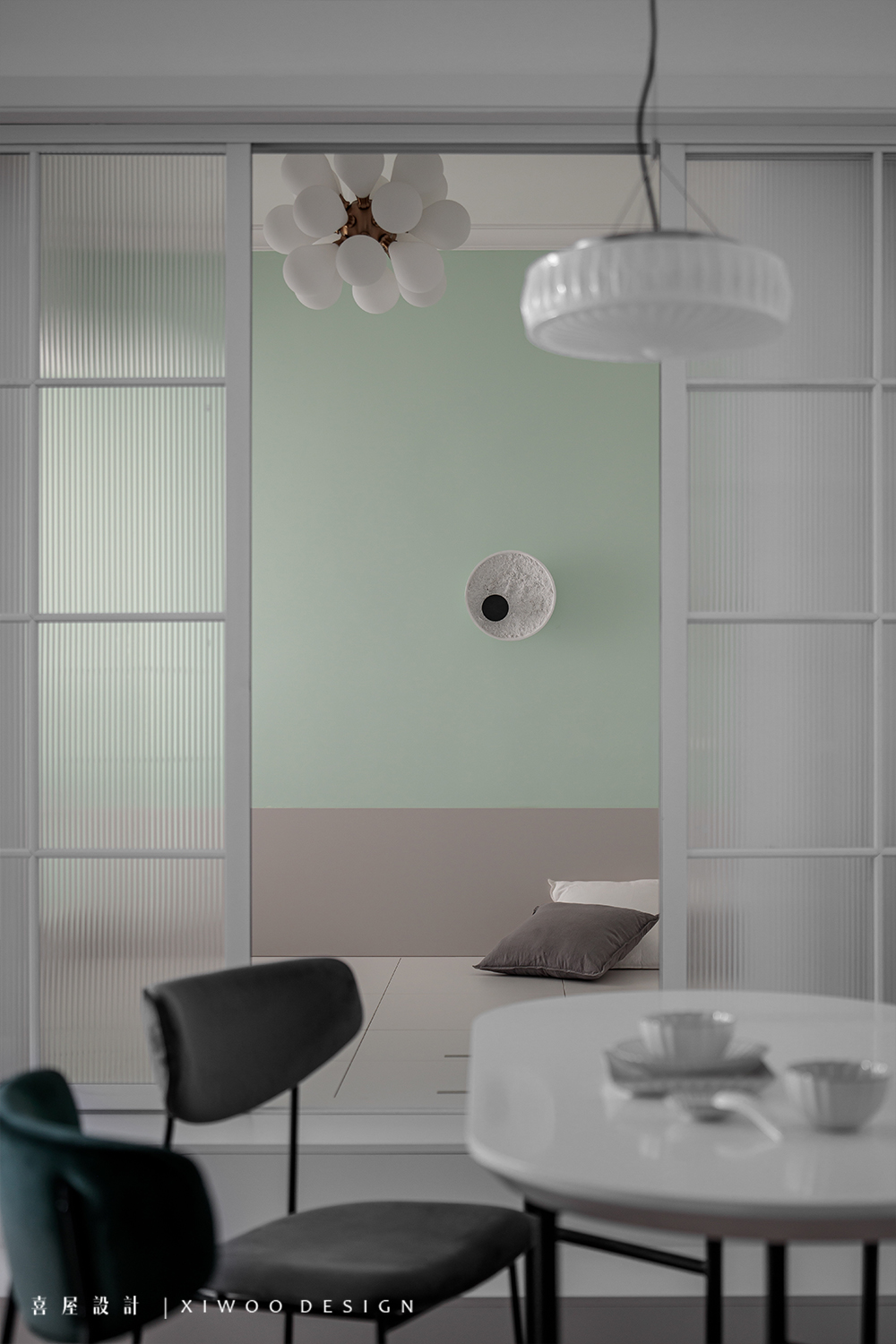 成都金科东方雅郡·蓝月亮 home,打造法式复古明亮北欧风居所-9