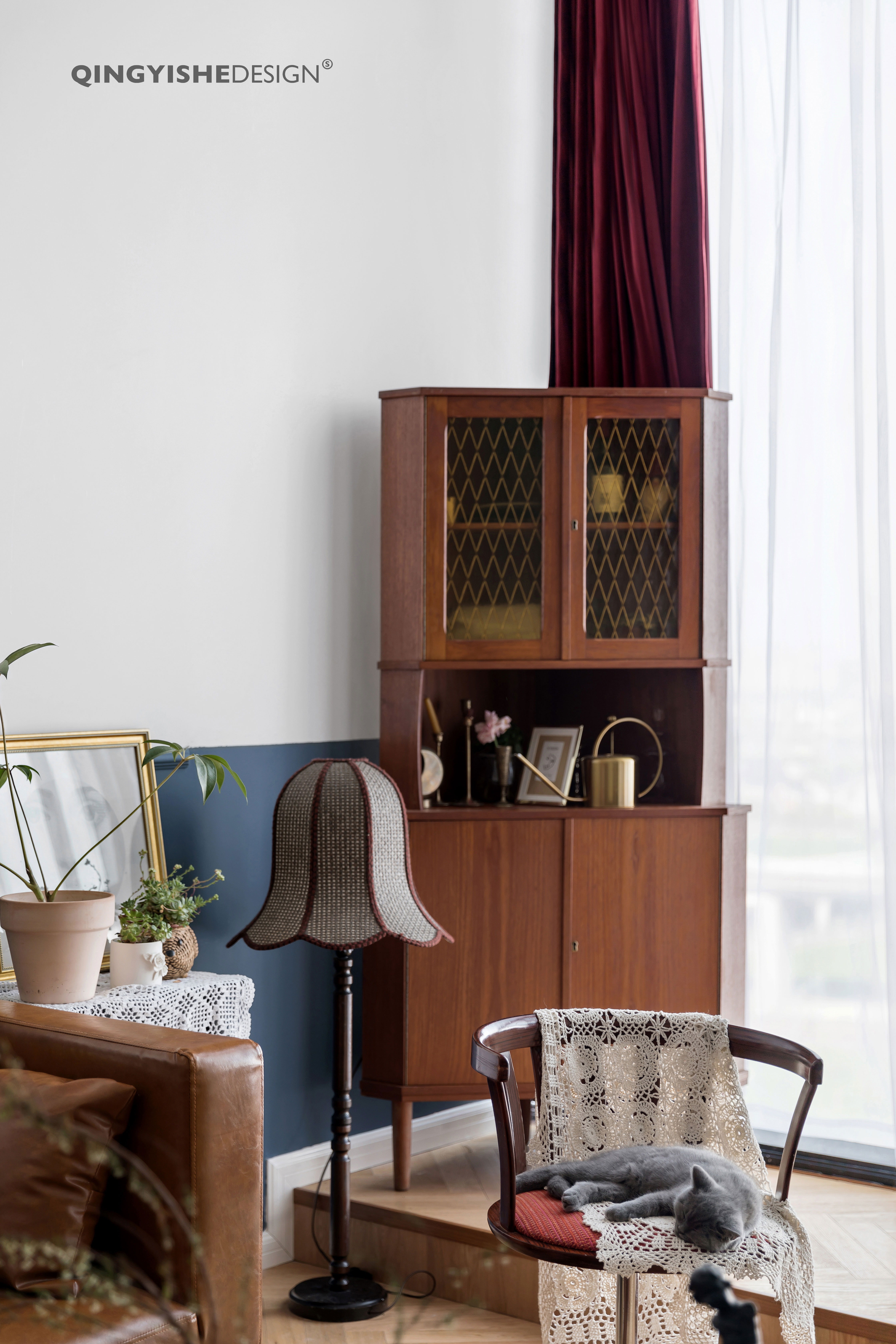 双层复古豪宅 | 层高利用与中古元素的魅力结合-16