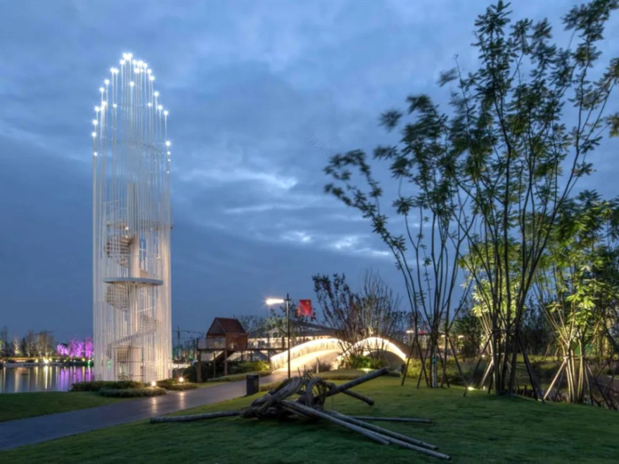 眉山桃园湖公园-3