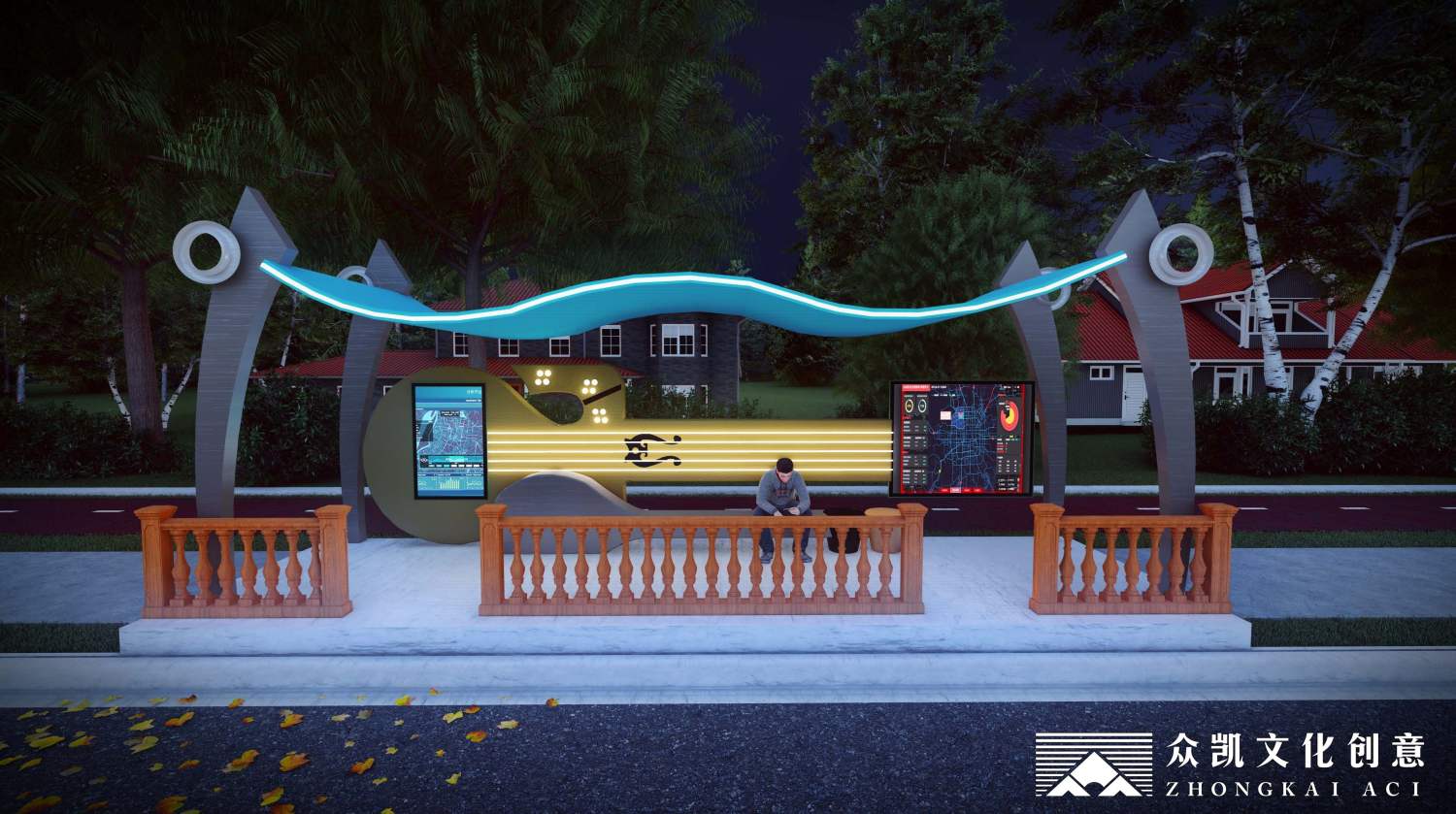 公交站台改造提升丨中国阜阳丨众凯文化创意-12