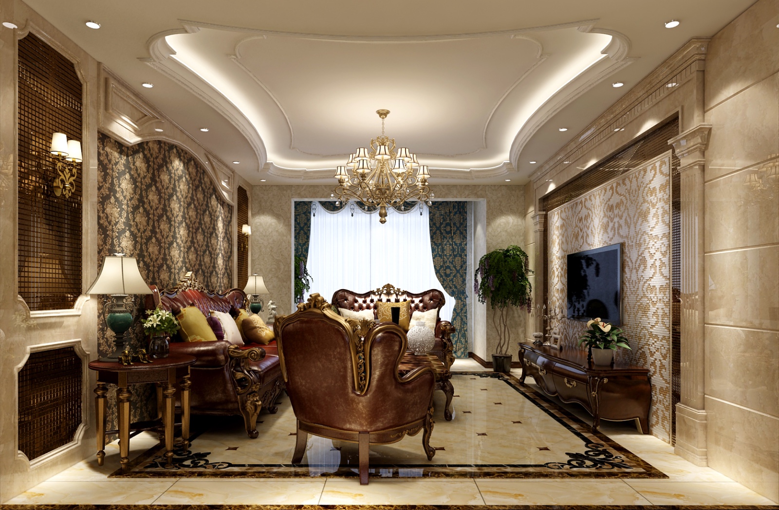 新东方天地140平古典欧式-3