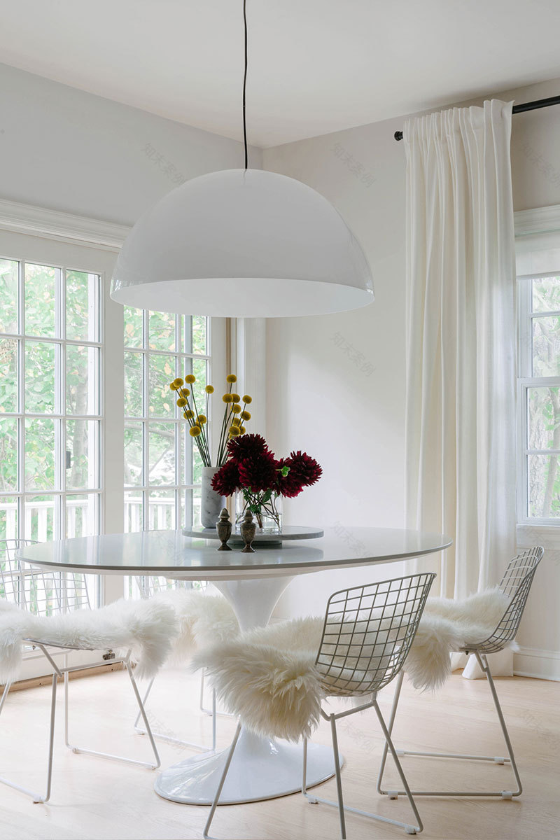 纽约郊区时尚黑白家居设计-16