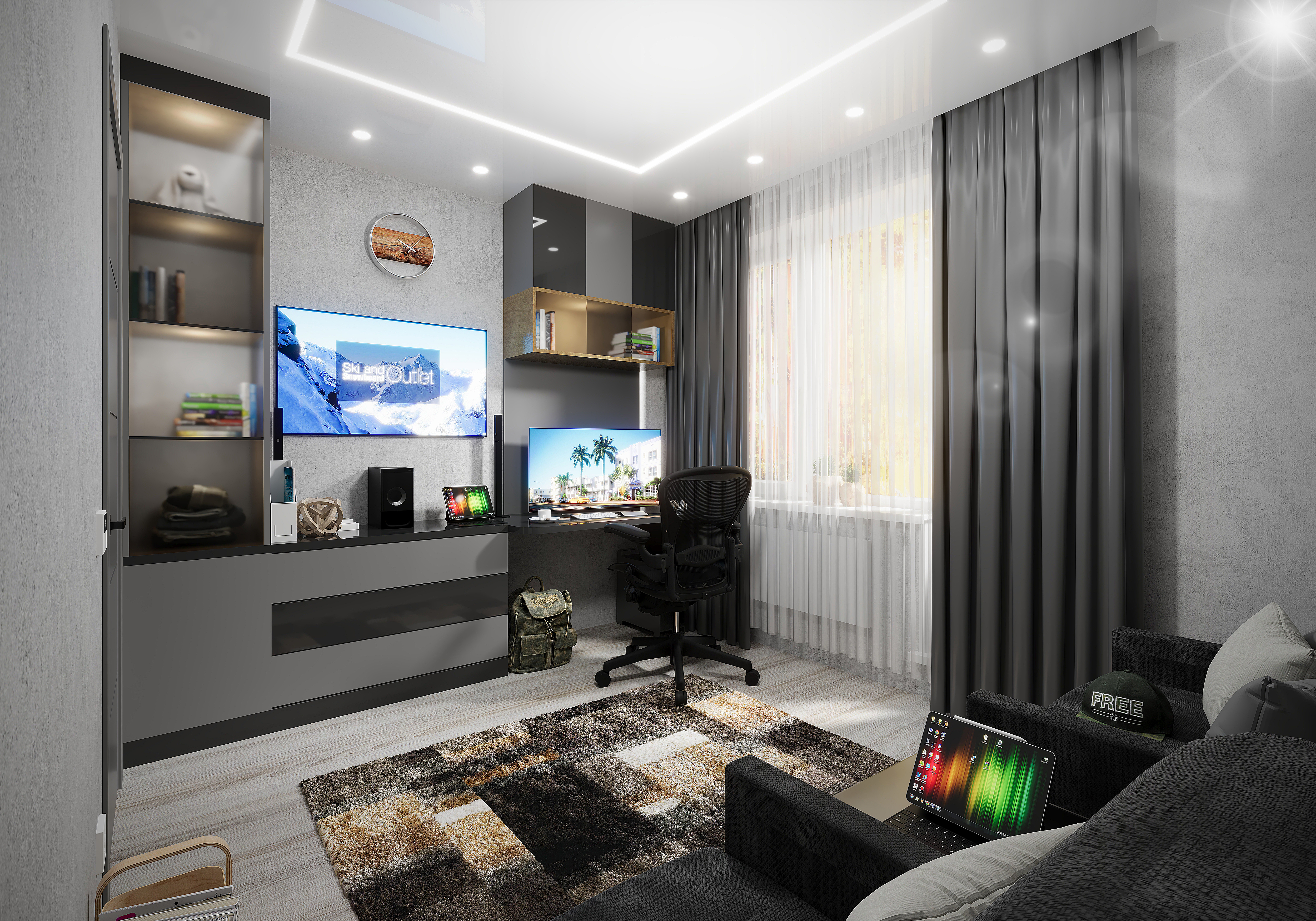 儿童房设计概念丨俄罗斯莫斯科丨Michail Koznev-5