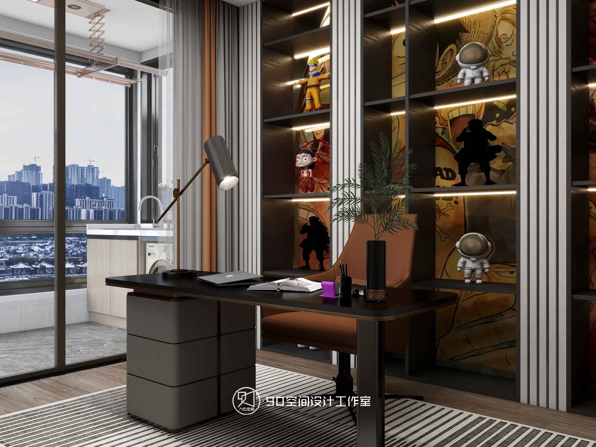 绿意浓情 · 轻奢风格 125 平方 3 室 2 厅 2 卫设计-45