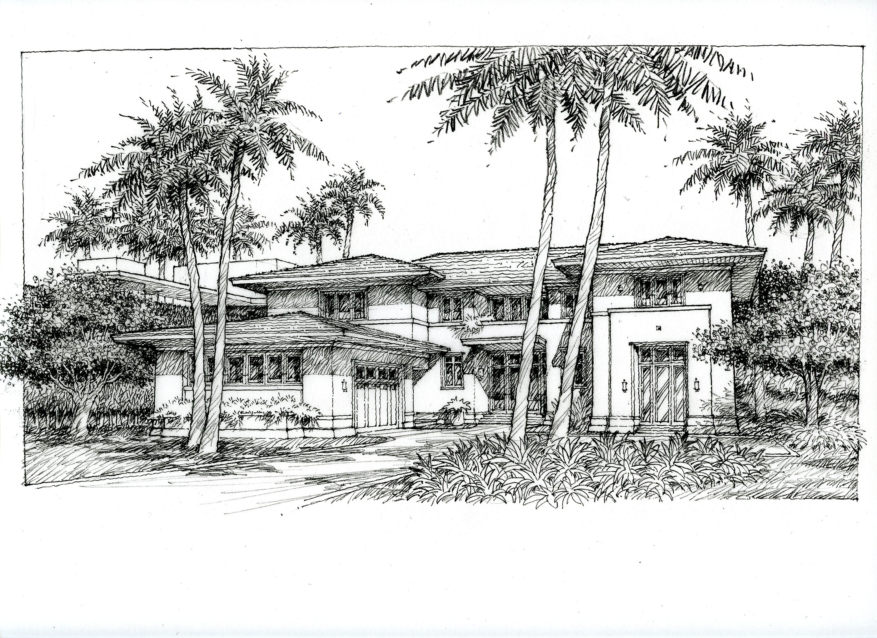 迈阿密海滩私人住宅——现代简约风格与自然元素的完美融合-3