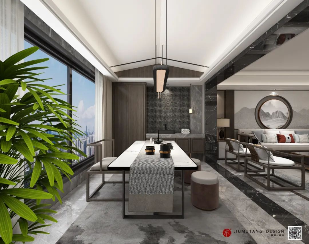 金域澜岸二期新中式设计丨中国潮州丨潮州市玖木堂装饰设计有限公司-13