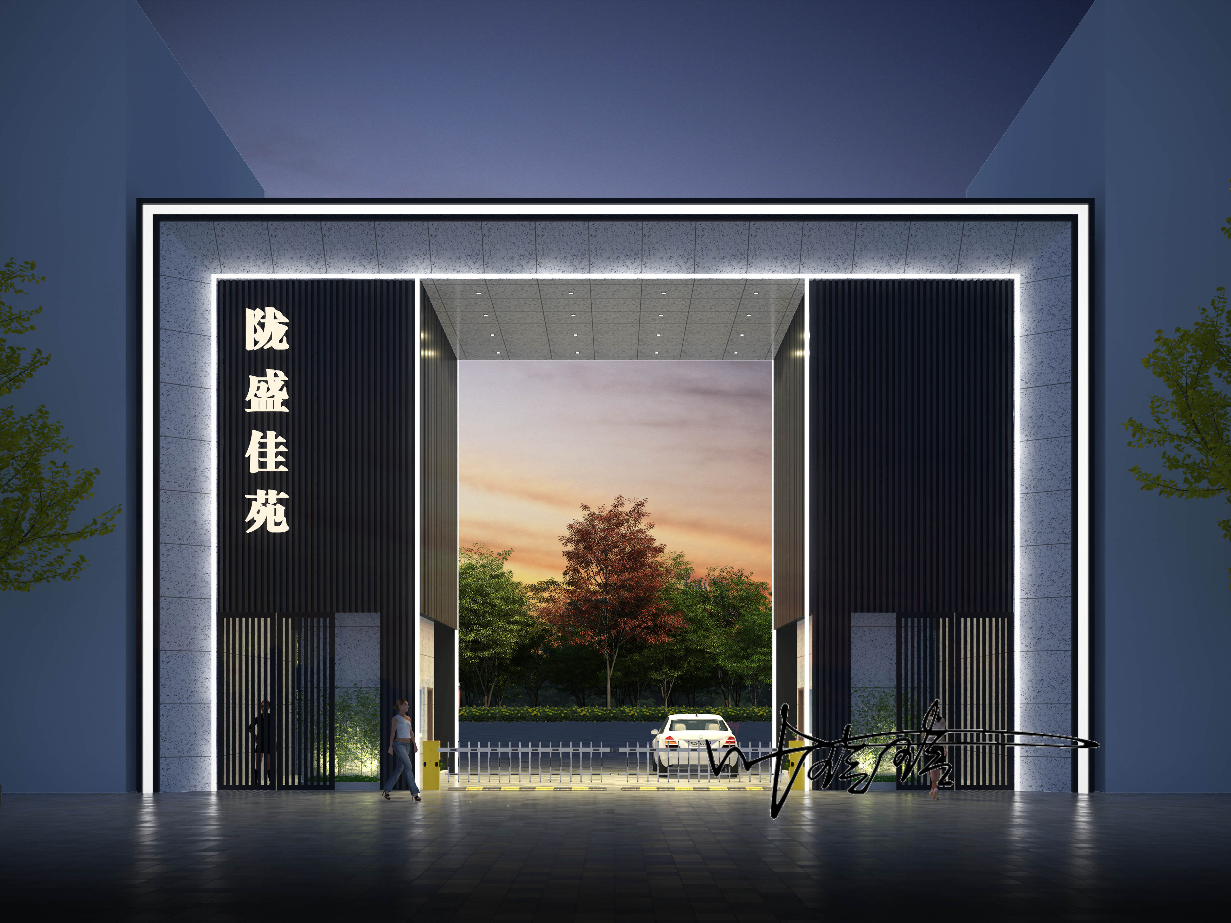 玻璃幕墙室内设计-5