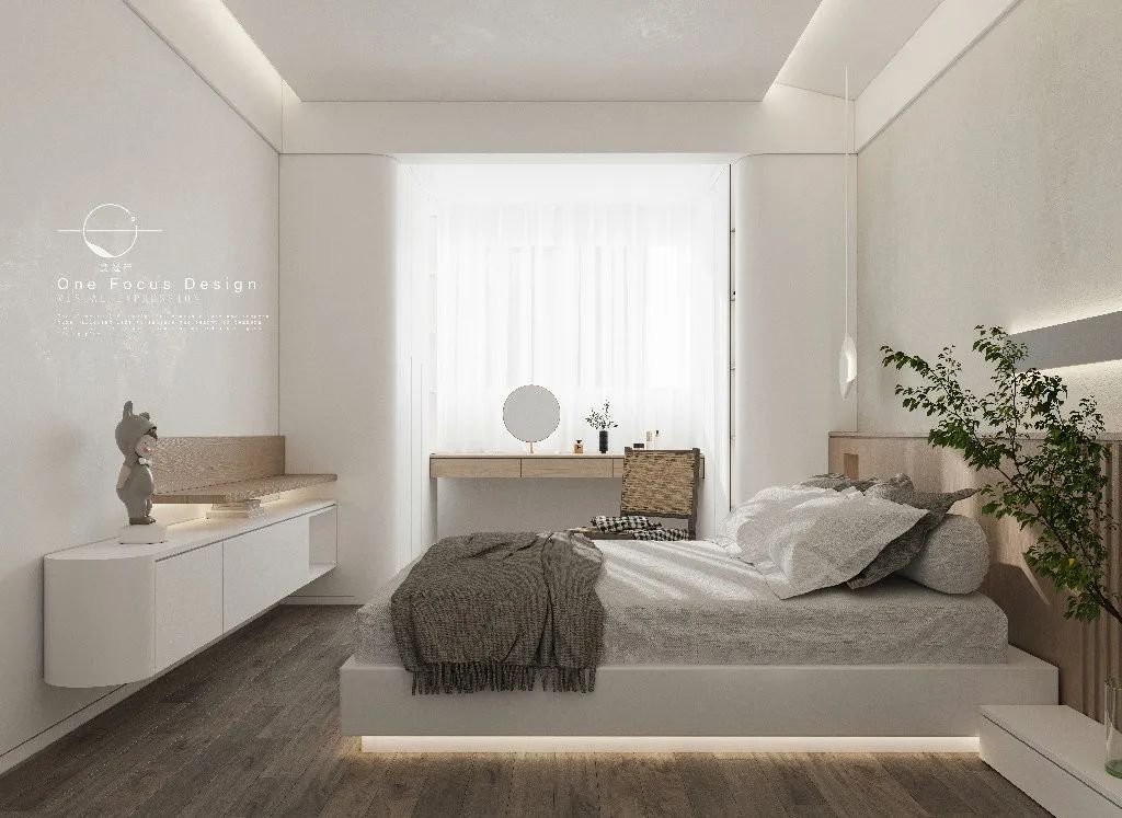 金域蓝湾音乐家空间,原木色打造轻盈氛围-30