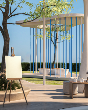 Sitting Pergola(美术学院休憩凉棚)