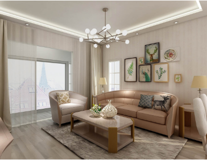 美式休闲爱巢 · 留学夫妇 90㎡温馨新居丨美禾设计-6