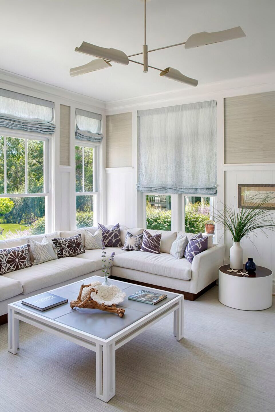 纽约汉普顿度假别墅，打造清新海洋风-102