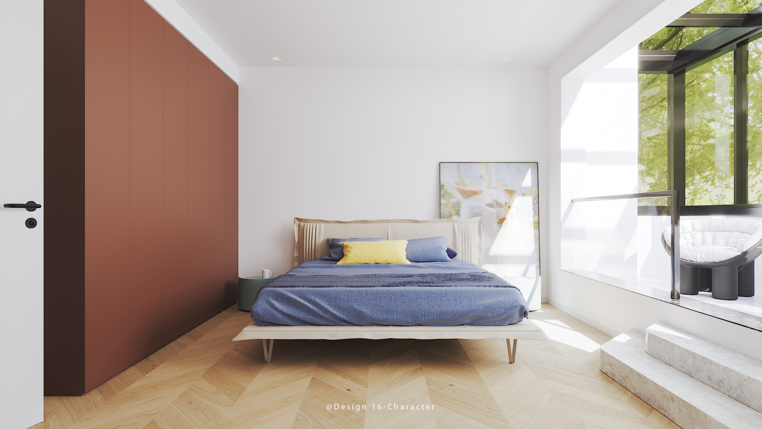 极简红白空间 | 少即是多，热烈与纯洁的碰撞-33