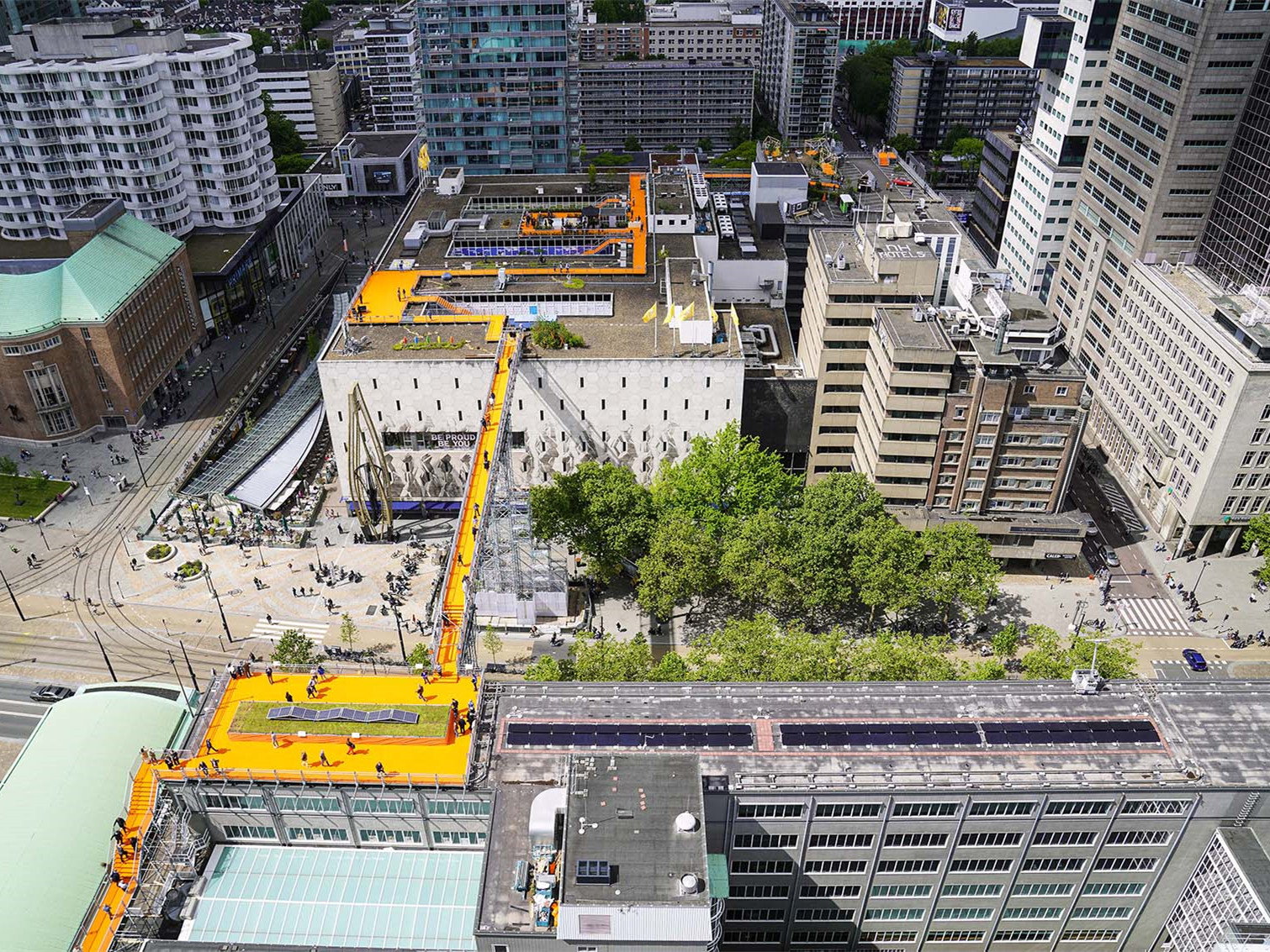 荷兰鹿特丹屋顶漫步道丨MVRDV-3