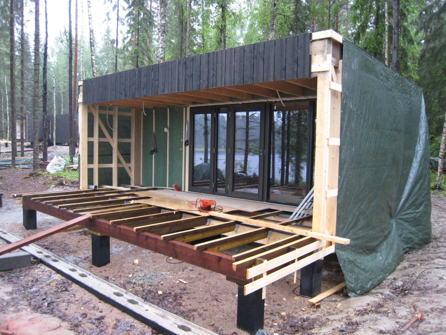 芬兰马蹄形岛屿四角别墅 | 可持续乡村生活典范-39