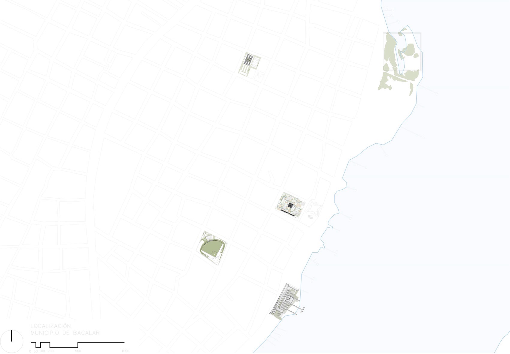 Balneario Bacalary浴场丨墨西哥丨Colectivo C733-34