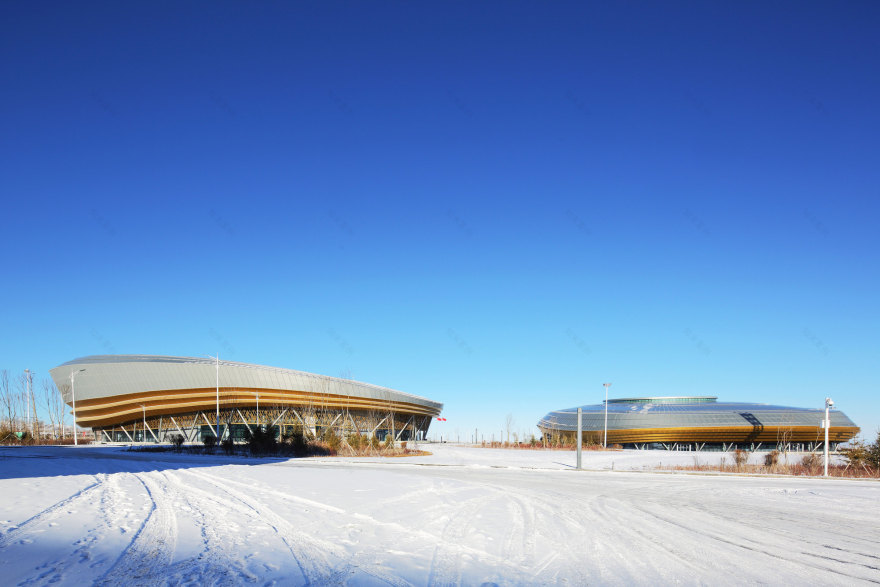 冰雪莲花的哈工大体育馆,致敬新疆雪域风情-9