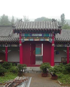 浓郁的中国传统风格四合院施工后实景