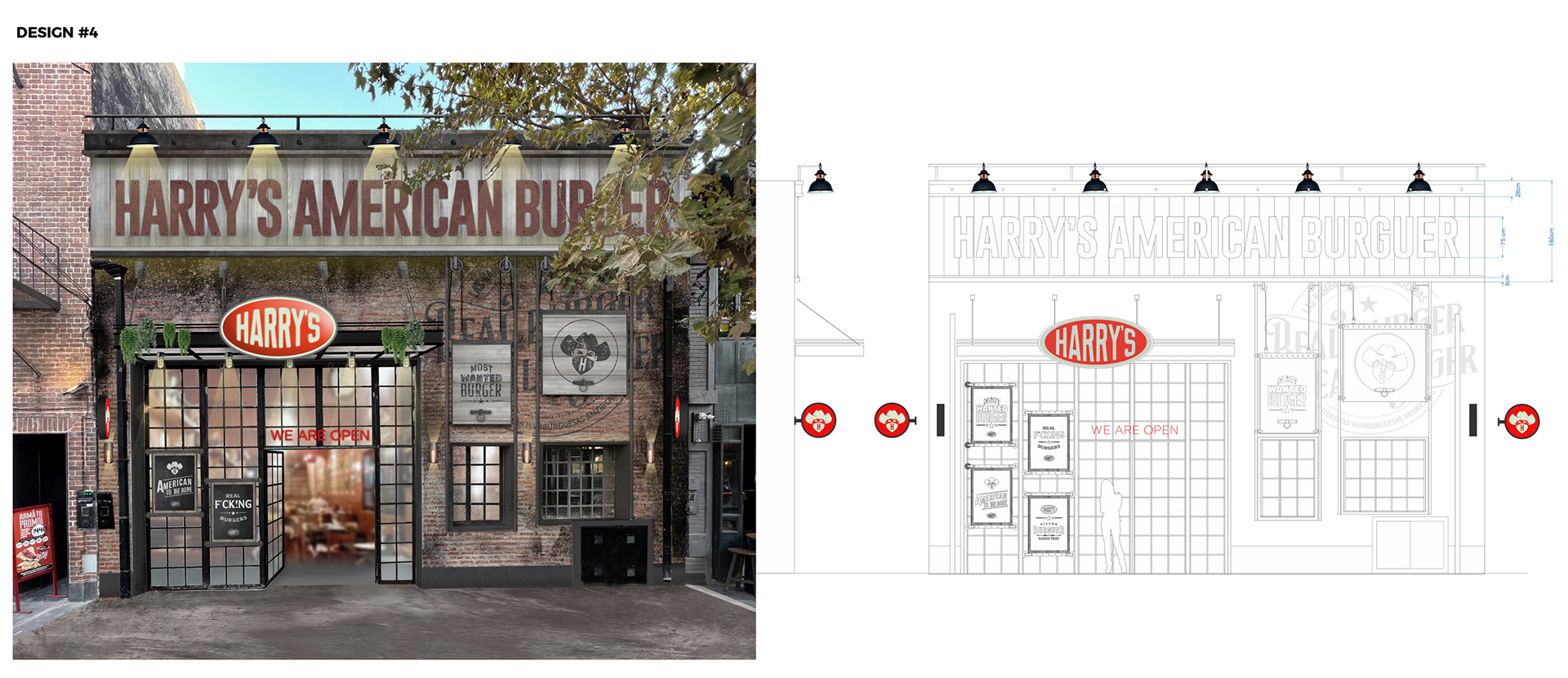 HARRY'S BURGERS 室内及商业店面设计丨阿根廷布宜诺斯艾利斯丨@estudiocoresarquitectos-26