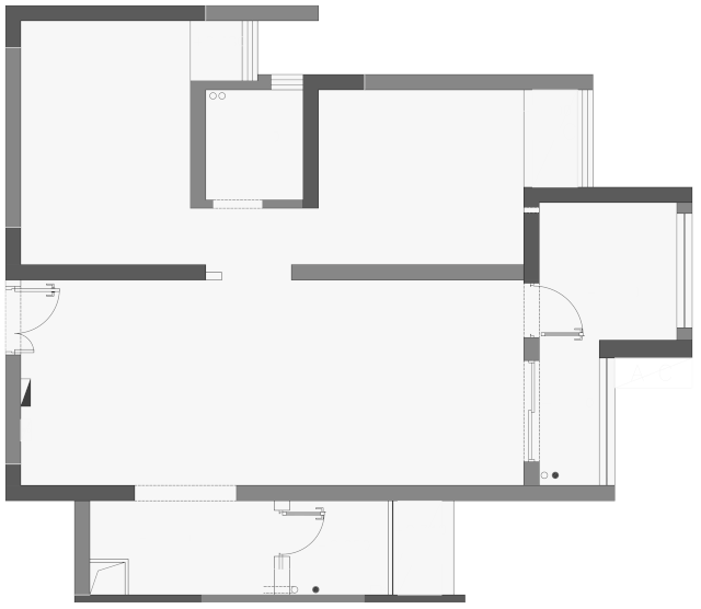 重庆 80㎡亲子空间,温暖色块混搭打造有趣成长环境-7