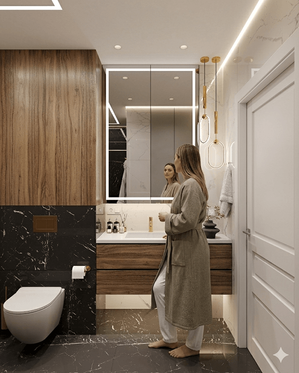 “PENTHOUSE”室内设计丨乌克兰基辅丨Daryna Gulei-14