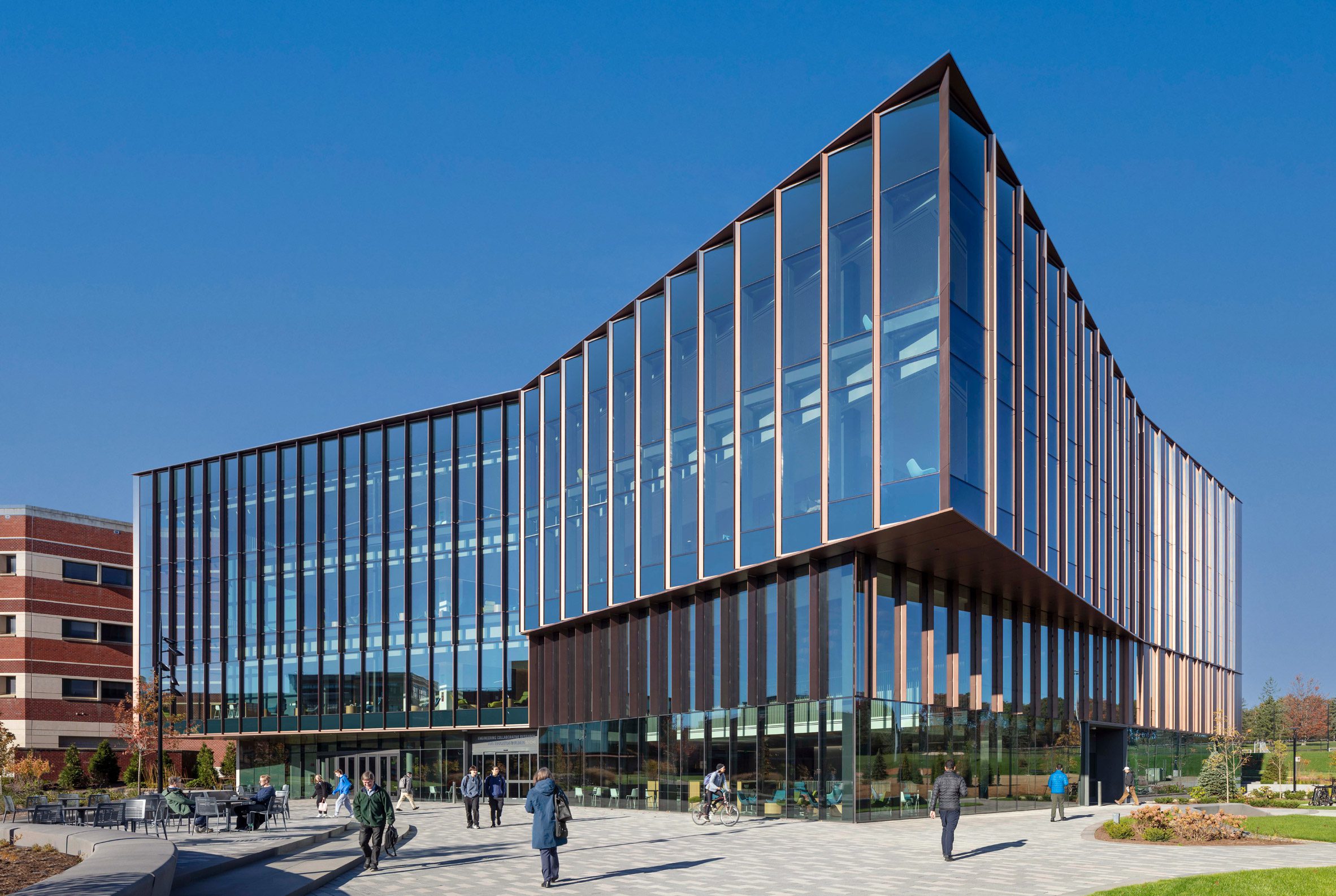 Payette creates engineering building with a "folded form" at Penn State University-3