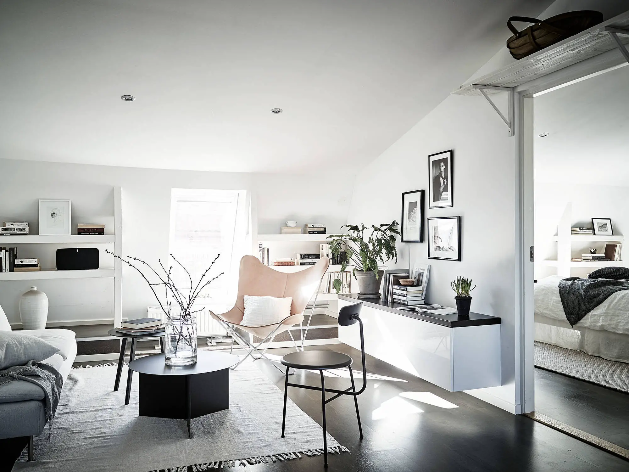 瑞典极简公寓 | 工作生活一体化-14