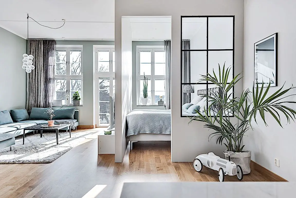 瑞典公寓巧变三居室-1