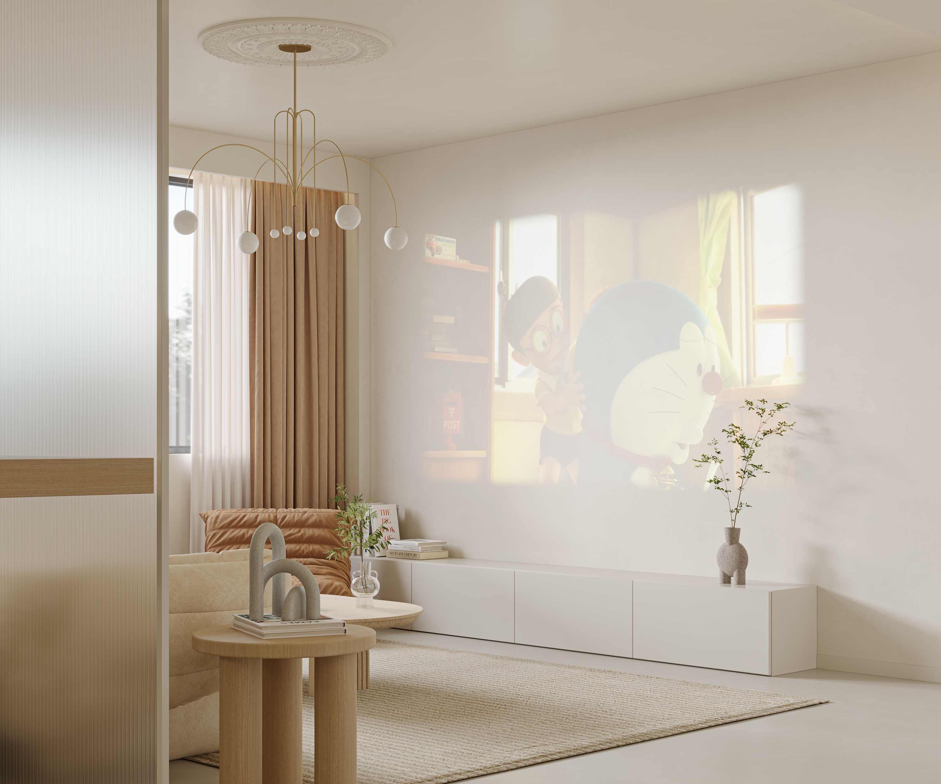 现代轻法式奶油风室内设计-5