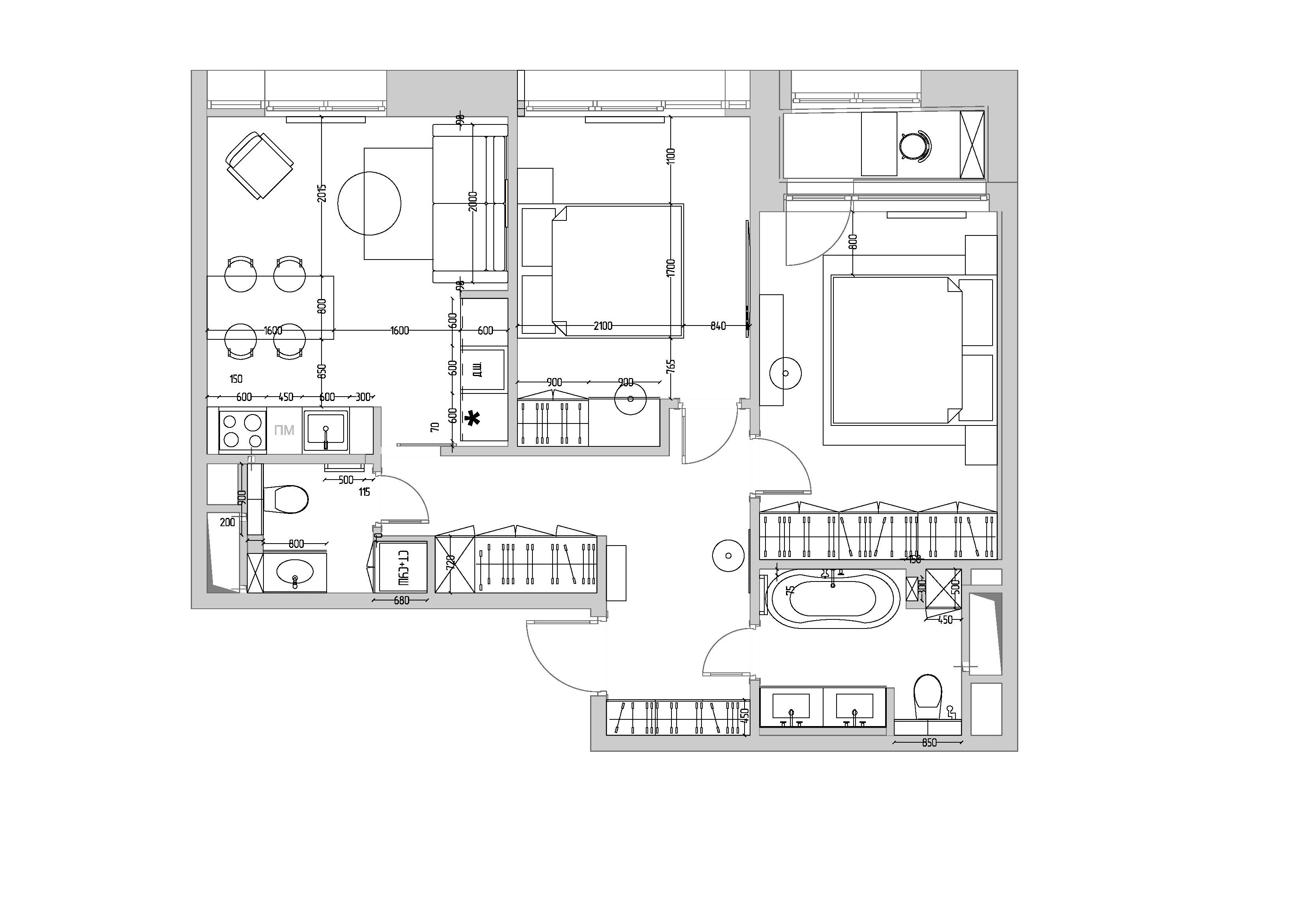 银泉公寓设计丨俄罗斯莫斯科-6
