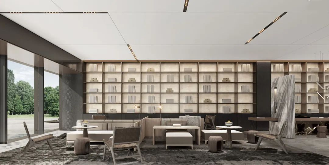 沈阳金地融创峯范展示厅 | 东方美学与现代空间的完美融合-38