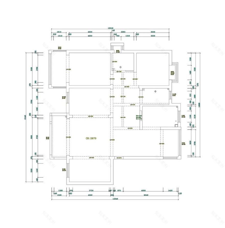 天一家园现代风格胡桃木家居设计丨浙江南鸿装饰-19