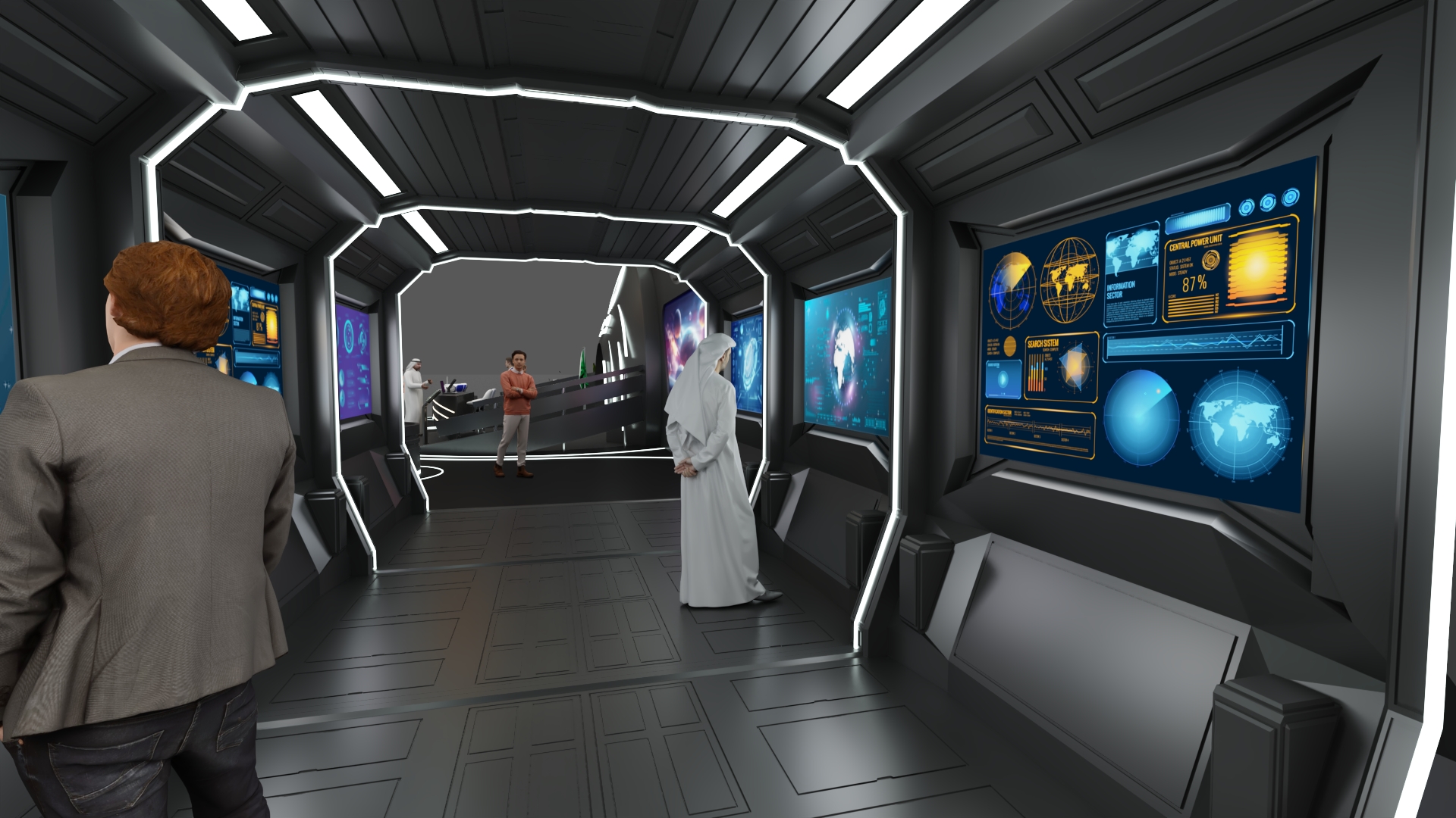 沙特国防部 2024 年世界国防展展览空间设计-31