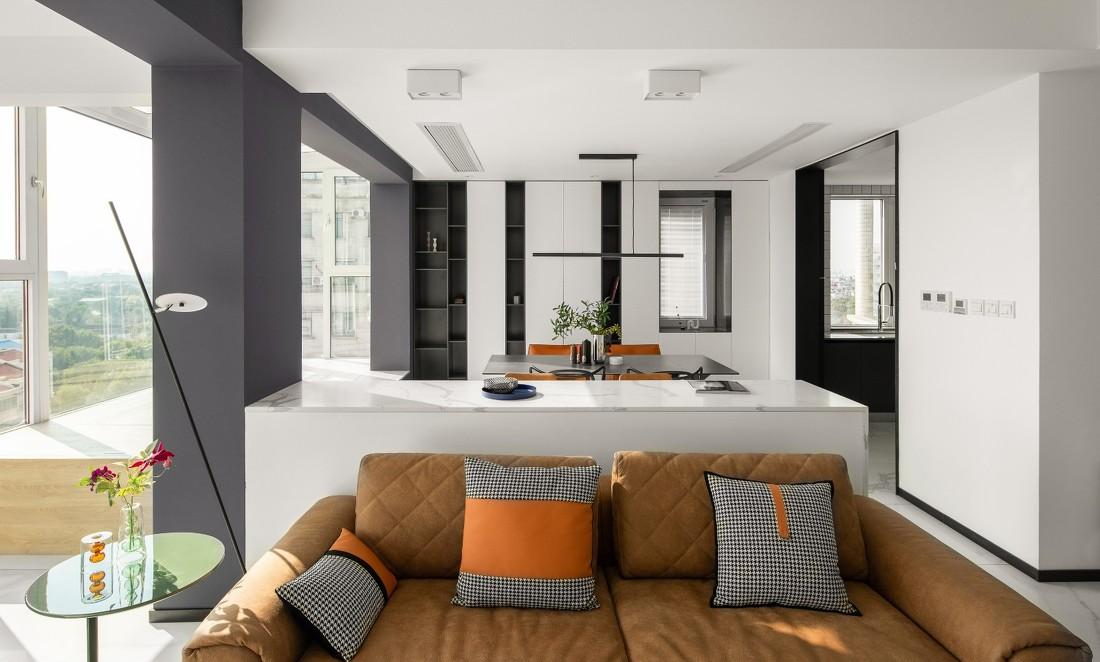 极简温暖的空中别墅设计-14