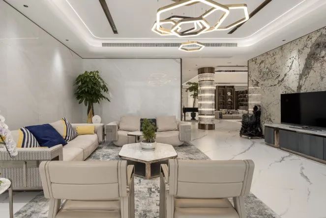 现代简约与自然共生的独栋别墅设计丨艺鸿装饰-33