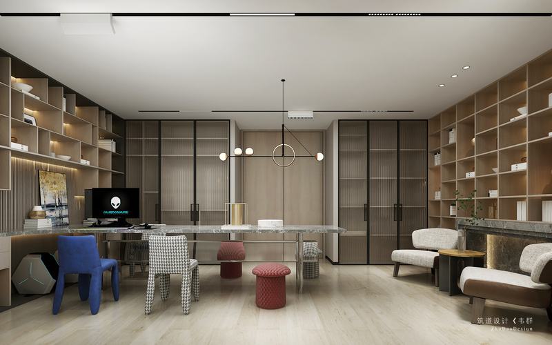 现代风格打造 388㎡理想人居丨筑道设计-20