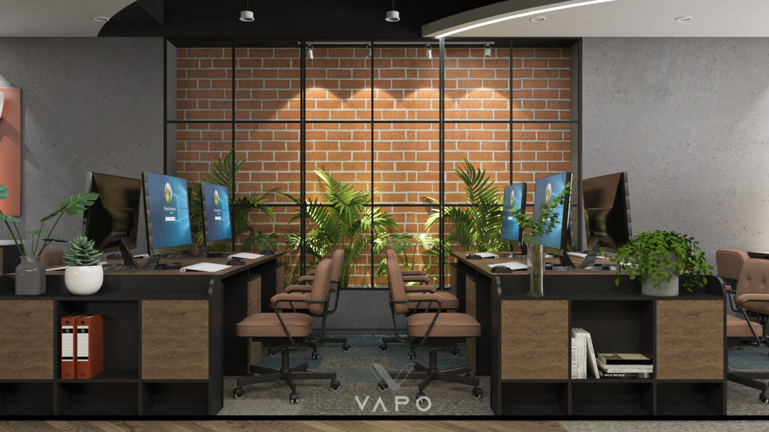 SketchUp办公室室内模型丨Ca Uon-8