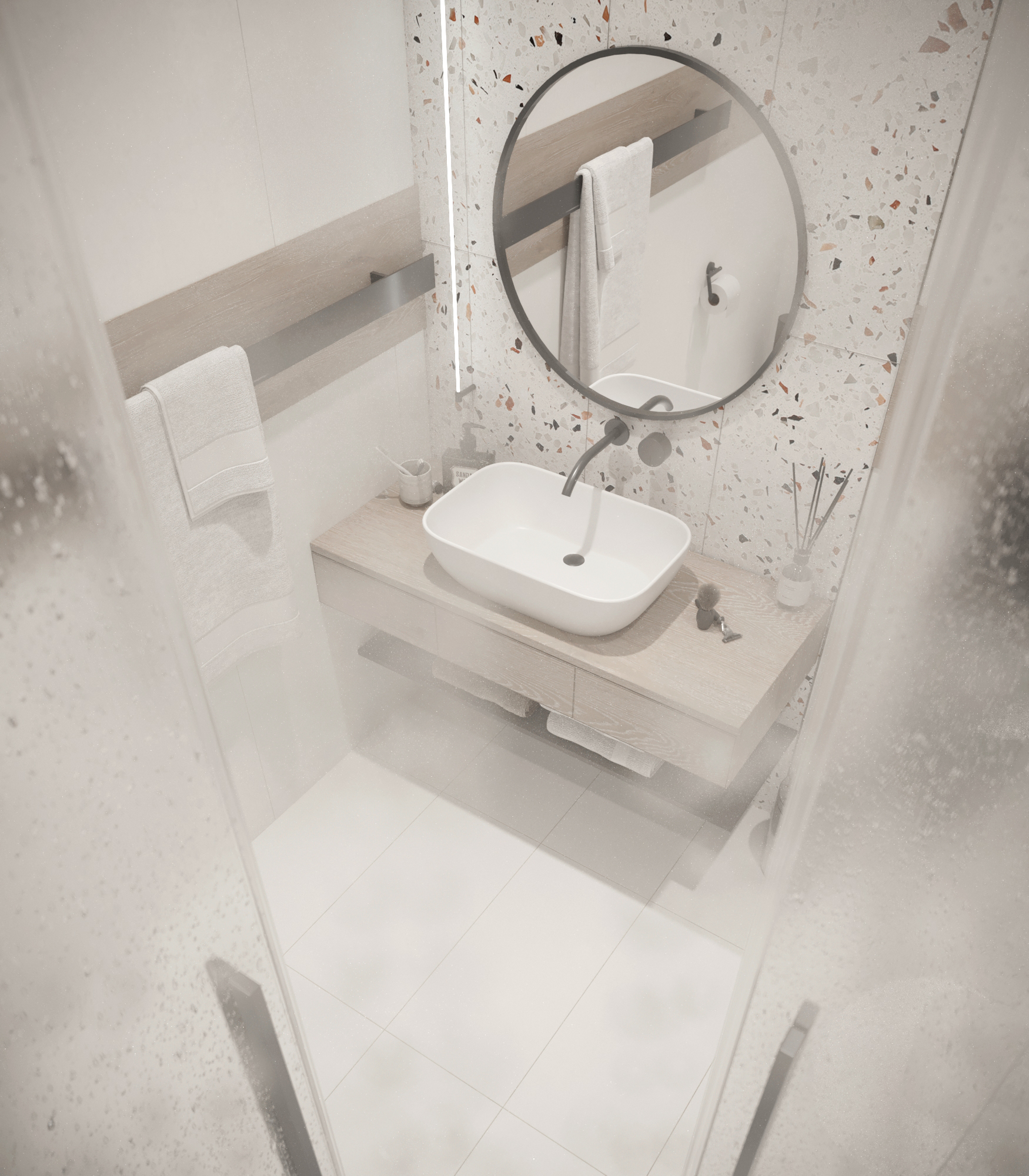 卧室室内设计丨俄罗斯莫斯科丨Alena Kokueva-11