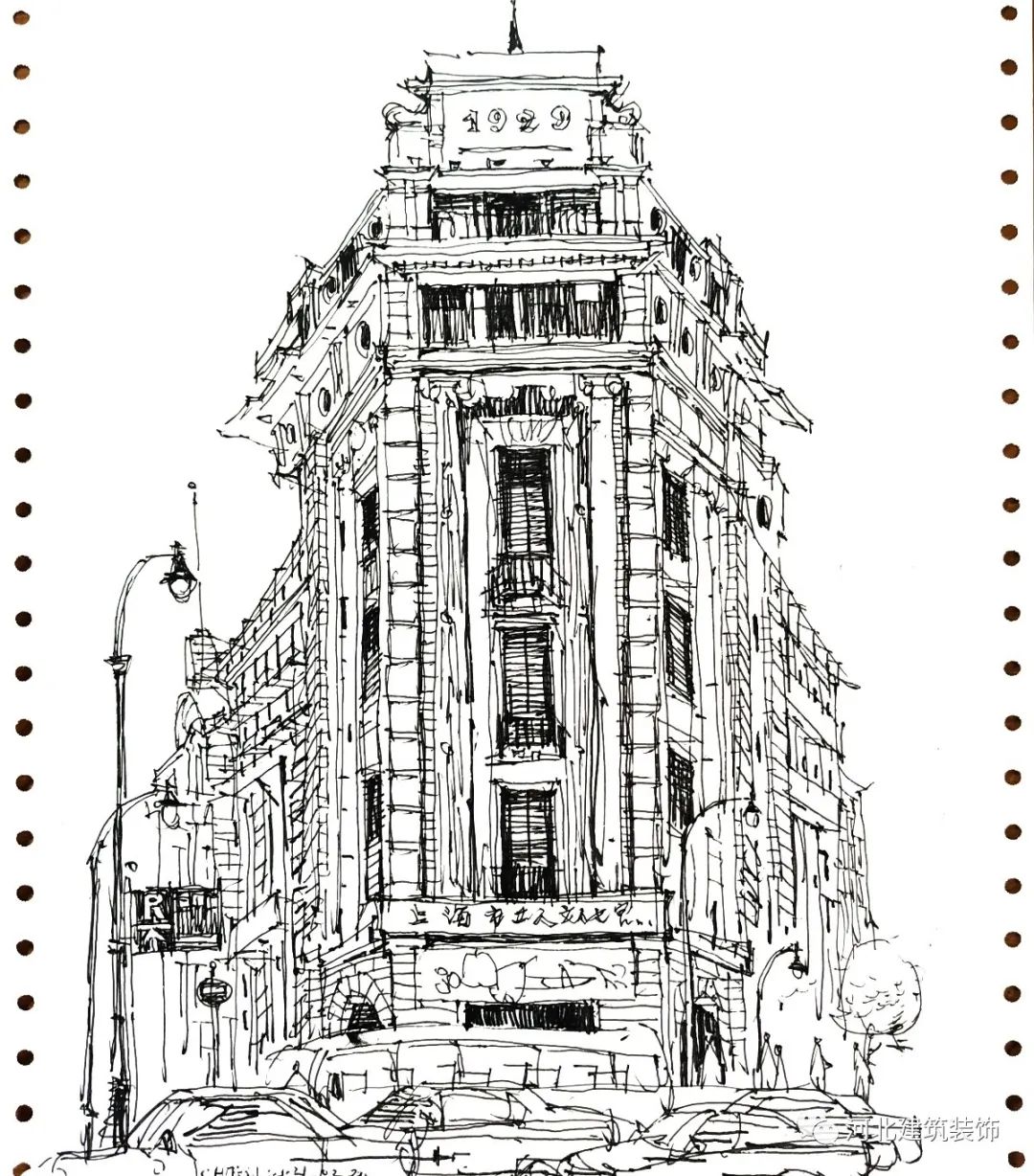 陈力军建筑速写丨中国河北-42