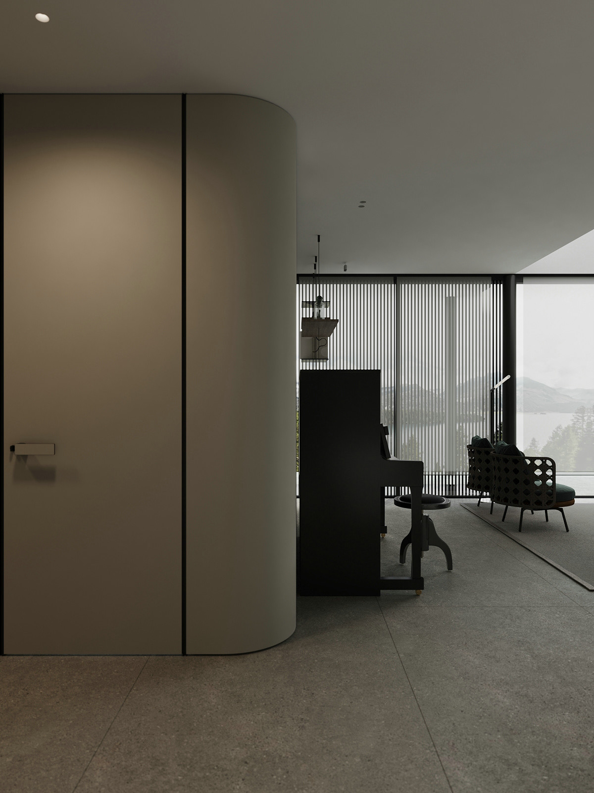 简约风大平米住宅设计 超精致！-21