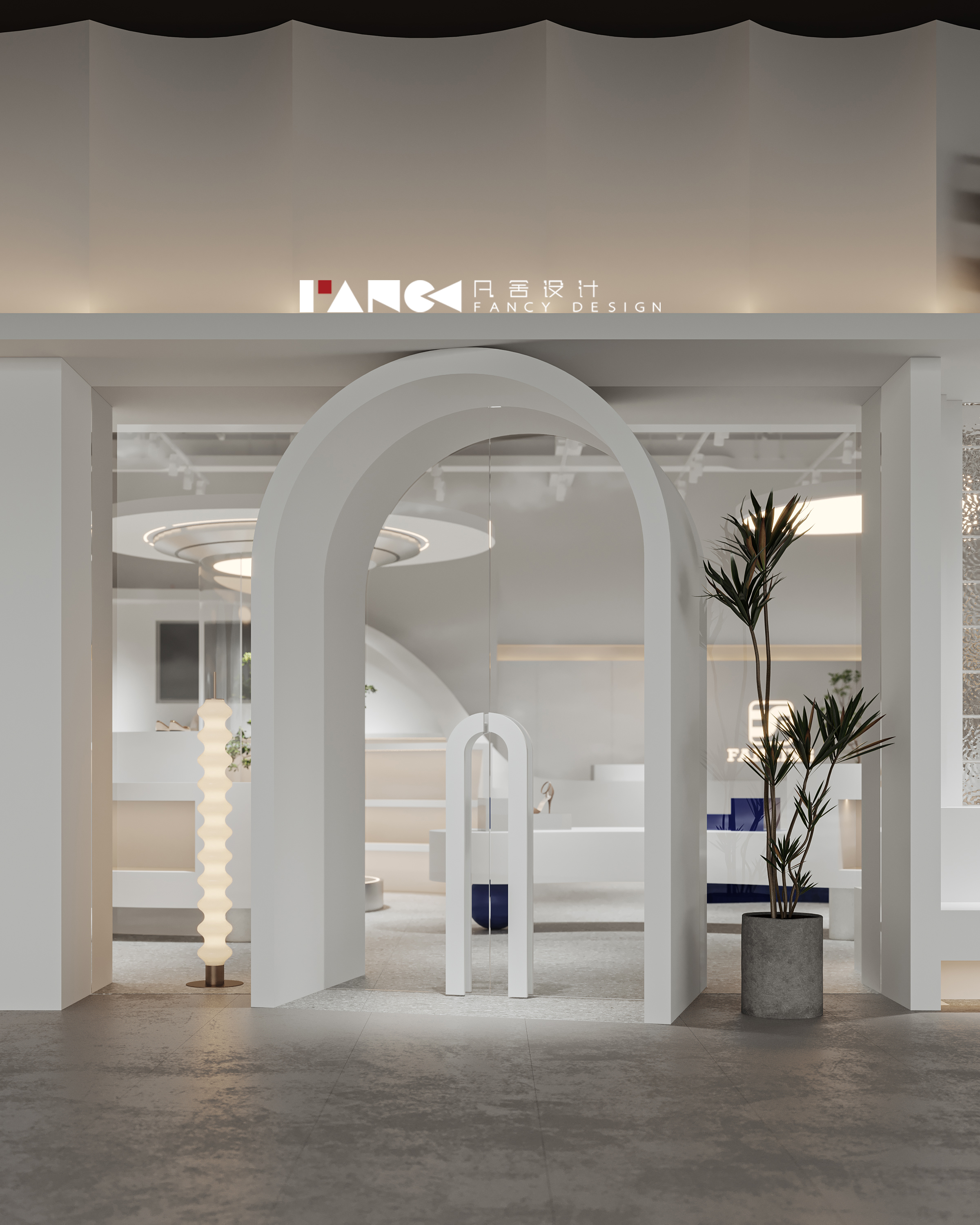 现代风格鞋店效果图表现-14