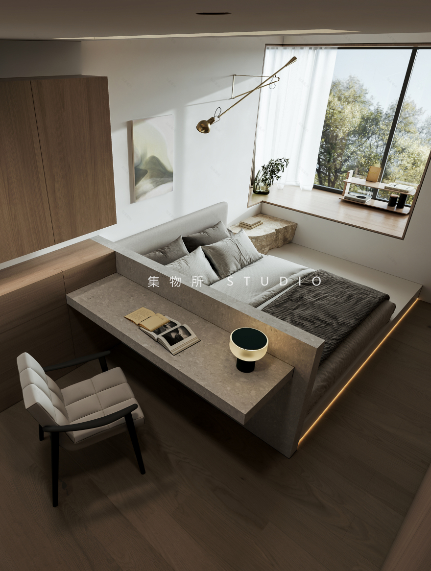 三居的多维度静态丨中国郑州丨集物所建筑设计-30