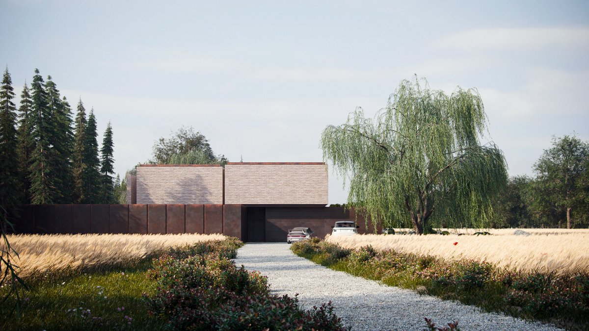 悬浮之居 | 耐候钢、陶瓷与玻璃的艺术融合-6