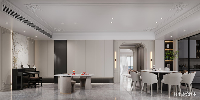 四居及以上300平米装修案例-15